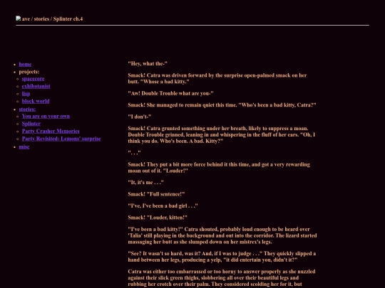 fics/splinter/04 screenshot