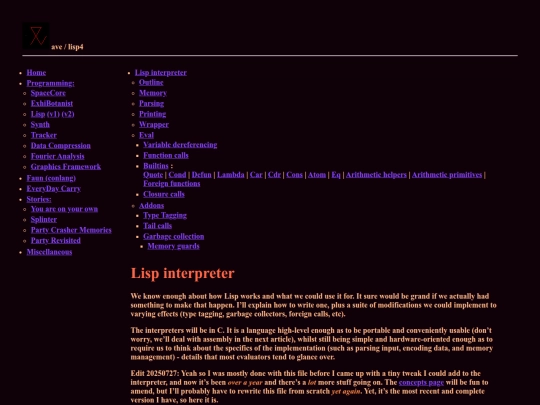 lisp4 screenshot