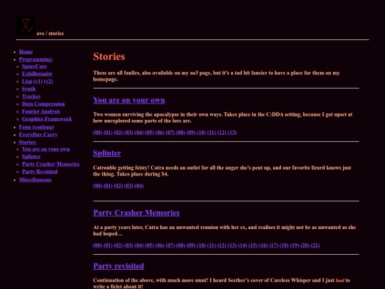 stories screenshot