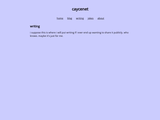 writing screenshot