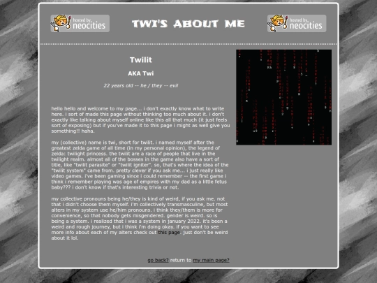 personal/aboutme screenshot