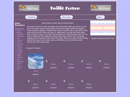 system screenshot