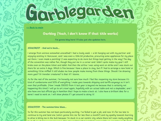 blog screenshot