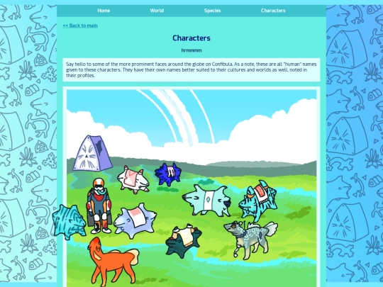 confibulacharacters screenshot