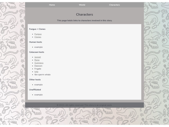 funguscharacters screenshot