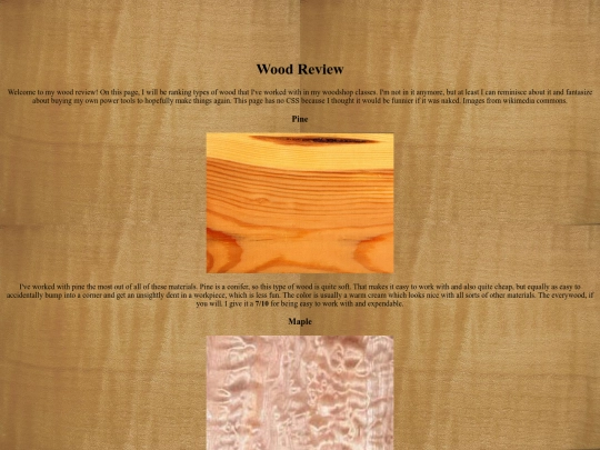 woodreview screenshot