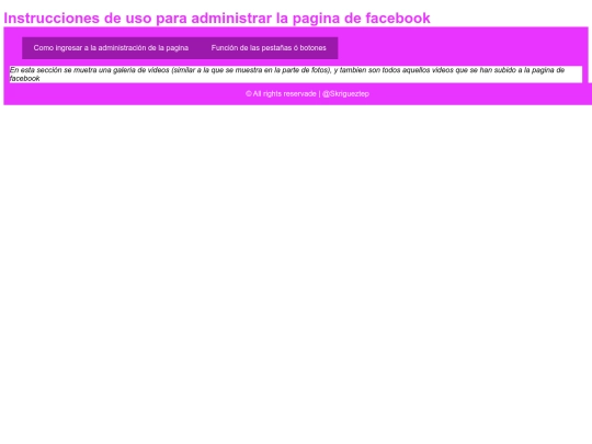 Page/Videos screenshot