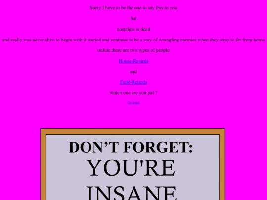 Nostalgia screenshot