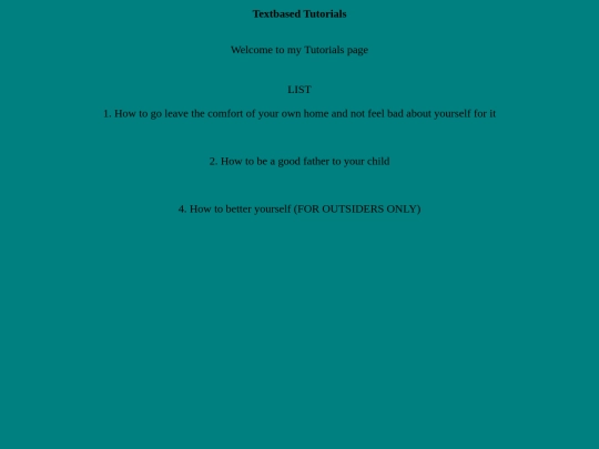 Tutorials screenshot
