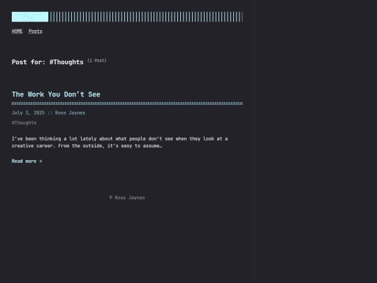 tags/thoughts screenshot
