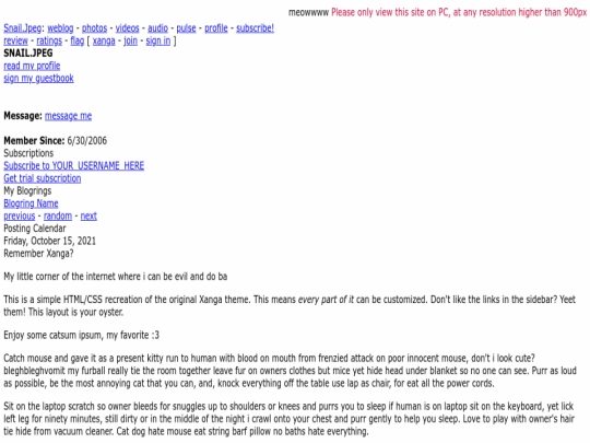 index screenshot