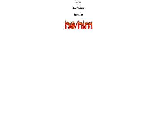 pronouns screenshot