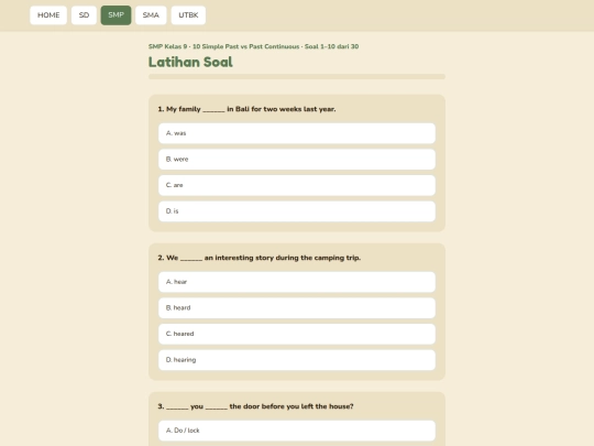 smp/latihan/10-simple-past-continuous-p1 screenshot