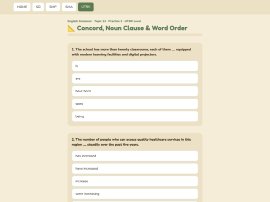 utbk/latihan/12-concord-noun-clause-word-order-p2 screenshot
