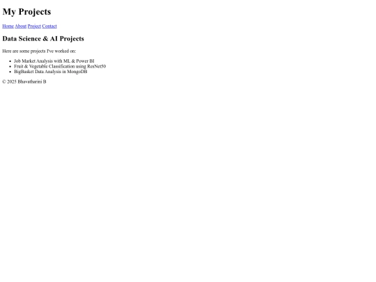 project screenshot