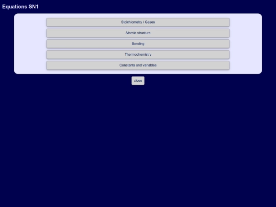 Tools/Equations/SN1/menu_equations_SN1 screenshot