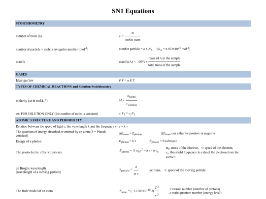 Tools/Equations/SN1_equations screenshot