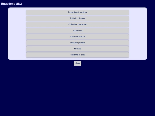 Tools/Equations/SN2/menu_equations_SN2 screenshot