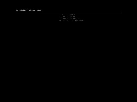 not_found screenshot