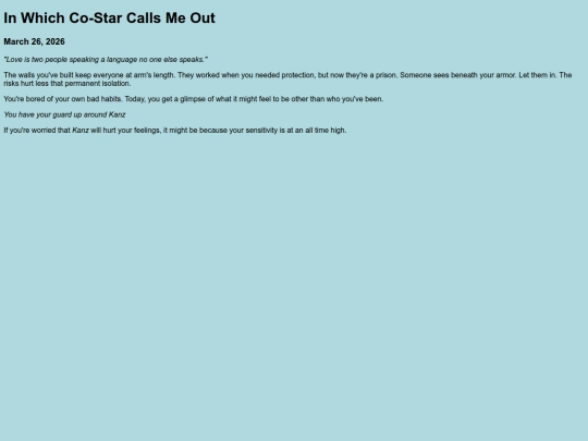 CostarCallout screenshot