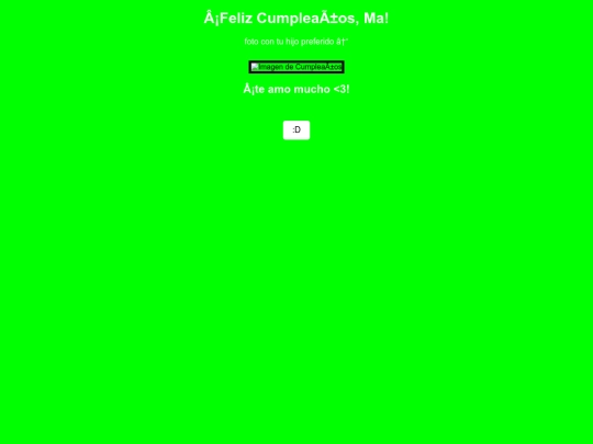 feliz cumple screenshot
