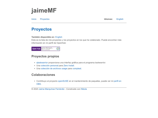 es/p/proyectos screenshot