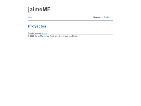 es/proyectos screenshot