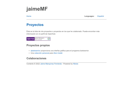 p/projects/proyectos screenshot
