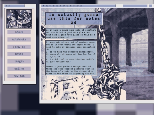 notes screenshot