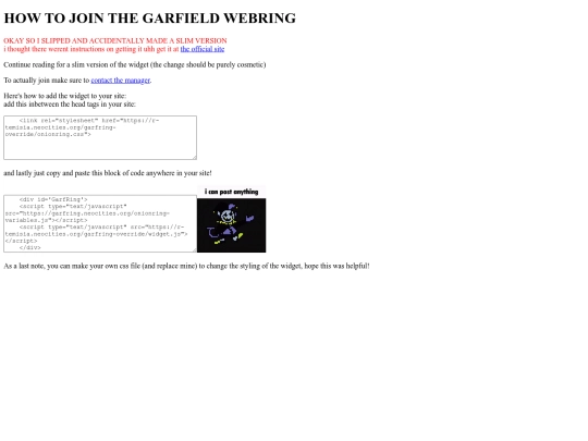 garfring-override screenshot