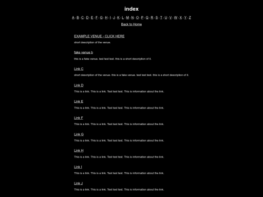 list screenshot