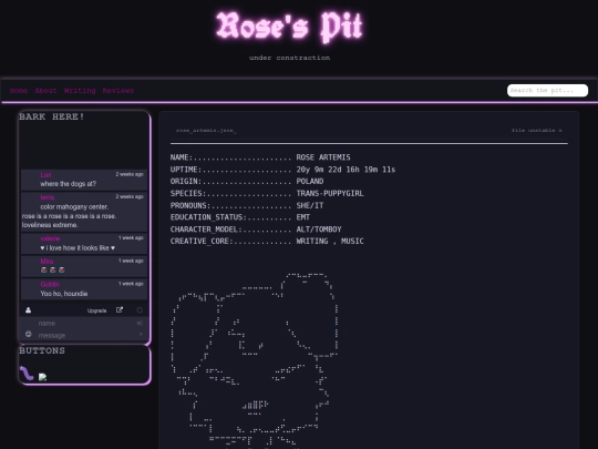 aboutme screenshot