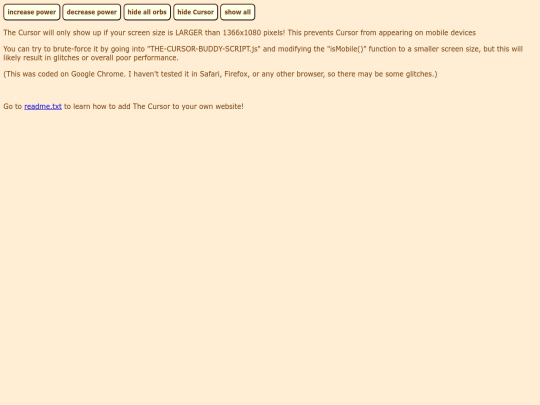 THE-CURSOR-BUDDY/example screenshot