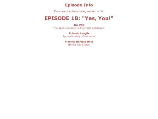 TheAppWars/Progress/journalEntries/episodeinfo screenshot