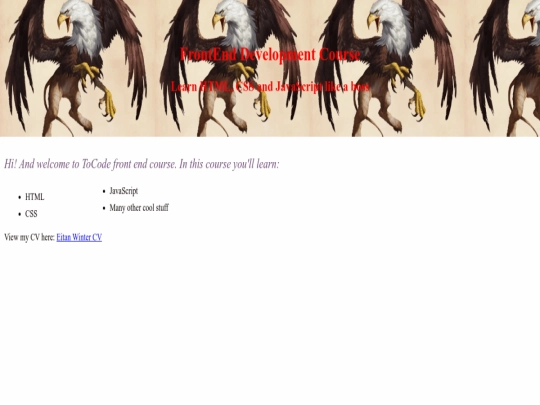 index screenshot