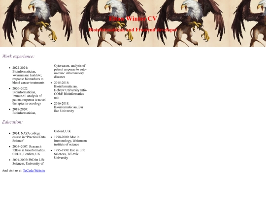 index_CV screenshot