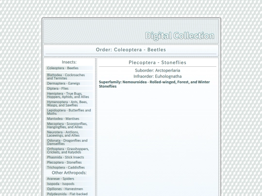 Plecoptera screenshot