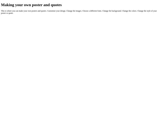 Make_Your_Own_Quotes/makeyourown screenshot