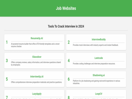 index screenshot