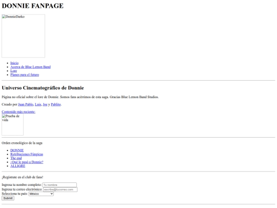 index screenshot