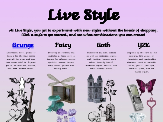 Live Style/homepage screenshot