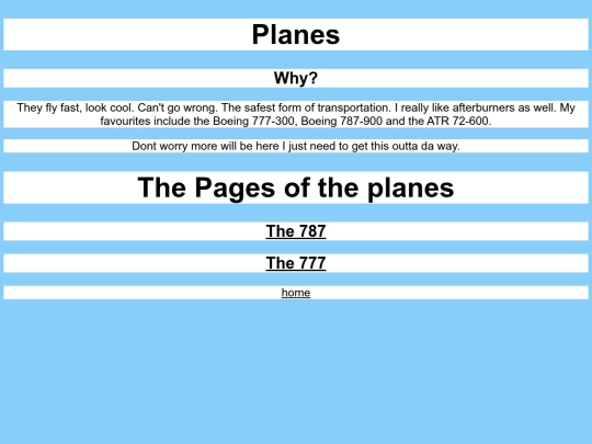 planes screenshot