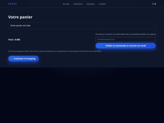 panier screenshot