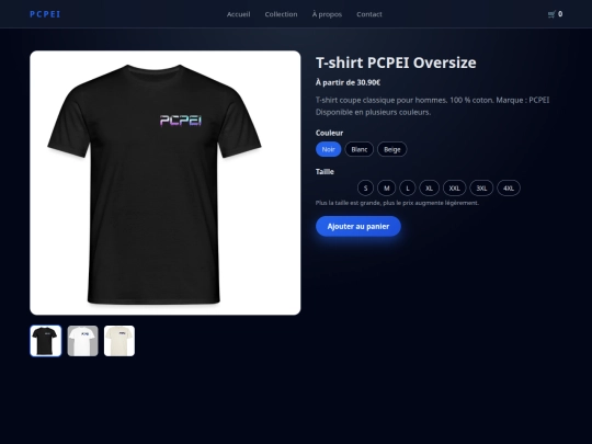 produit-tshirt screenshot