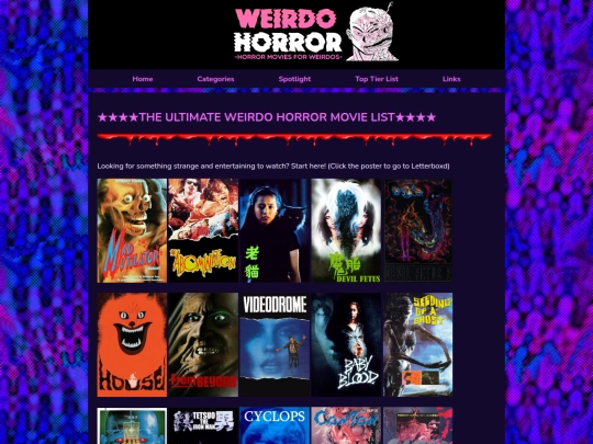 list screenshot