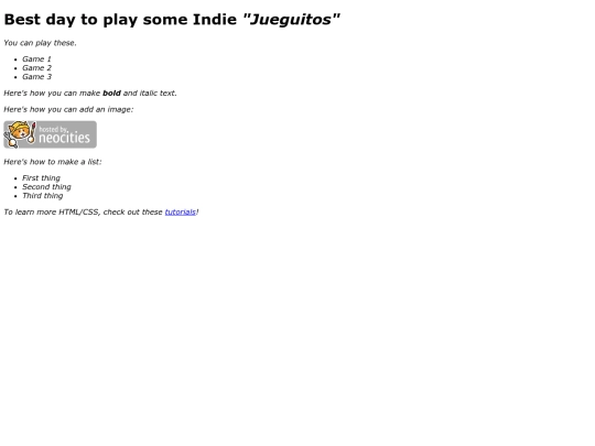 index screenshot