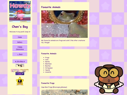 About/Fave-Animals screenshot