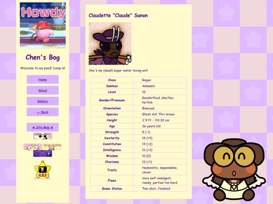 TTRPG-Characters/DnD/Claudette screenshot