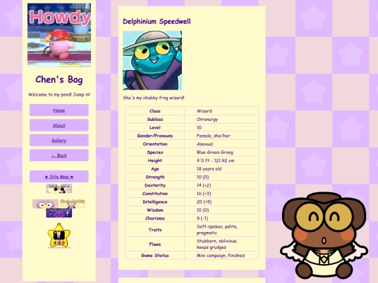 TTRPG-Characters/DnD/Delphinium screenshot