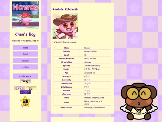 TTRPG-Characters/DnD/Rawhide screenshot
